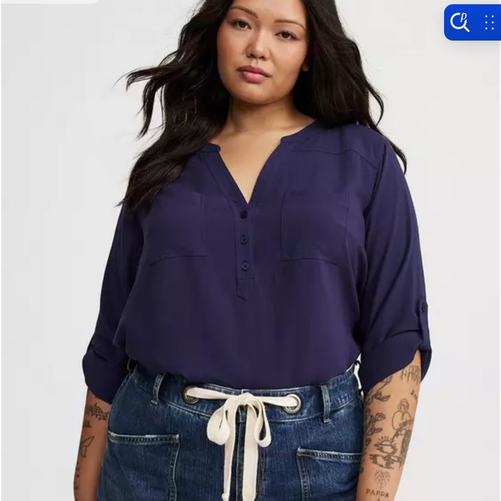 Harper Challis 3/4 Sleeve Top